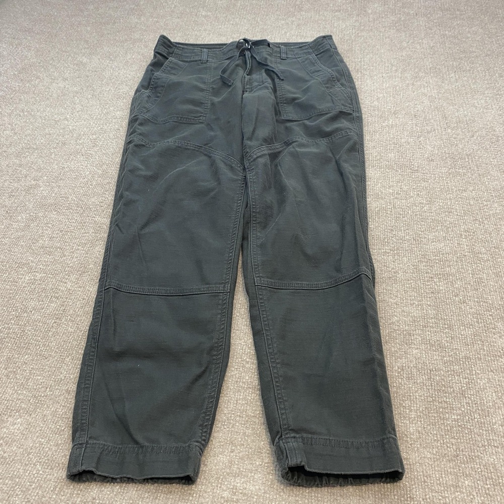 REI Cooperative Pants Mens 34 fits 33x30 Black Jogger Relaxed Fit Cuffed Stretch